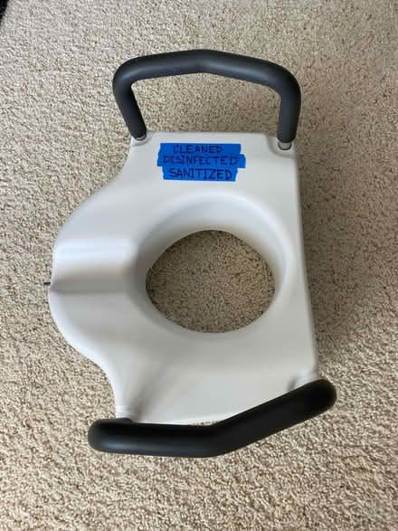 Photo of free Raised toilet seat with arms (Hwy 76, Rancho Del Oro, O’side) #3