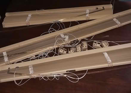 Photo of free 3 metal mini blinds (Ballard) #1