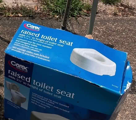 Photo of free Portable toilet/raised toilet seat (NE Kingwood) #2
