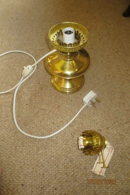 Photo of free Bedside Light, convertable to paraffin (Little Welland WR13) #1