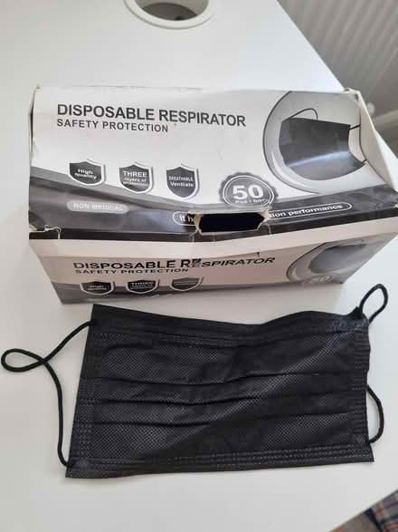 Photo of free Disposable respirators in a box (AL54EB) #1
