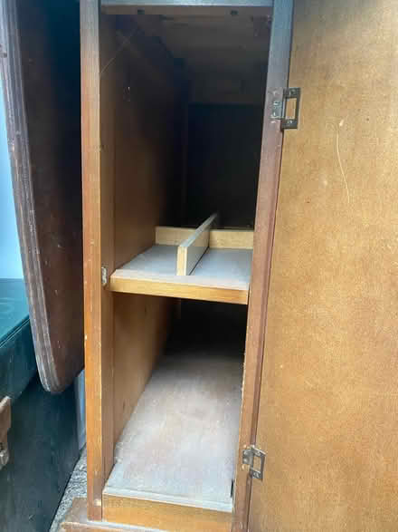 Photo of free Gate-Leg Wooden Table w/ Storage (Saltaire BD18) #3