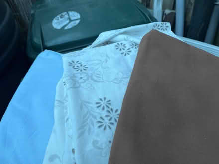 Photo of free Fabric sheeting and chair back (BD18 Shipley) #1