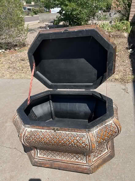 Photo of free Small Wicker Trunk (Tramway/Copper) #2