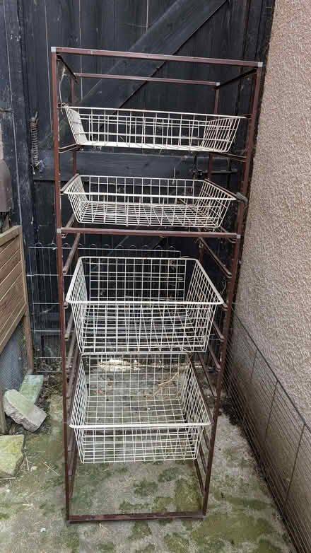 Photo of free Metal storage basket unit (Richmond TW10) #2