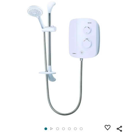 Photo of Silent Power Shower in white or chrome (Pin Green SG2) #1