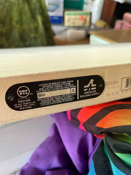 Photo of free Fire Door-brand new (Tramway/Copper) #3