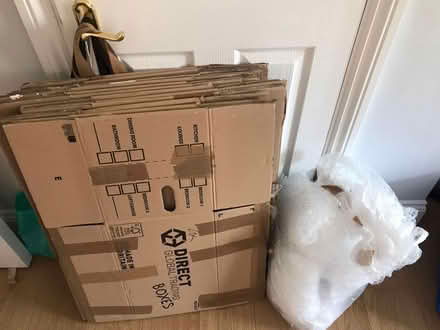 Photo of free Cardboard boxes and bubble wrap (Borough Underground SE1) #1