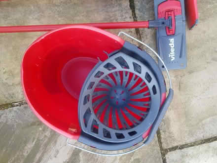 Photo of free 3 Vileda mops and a bucket (Northfields, Ealing W5) #2