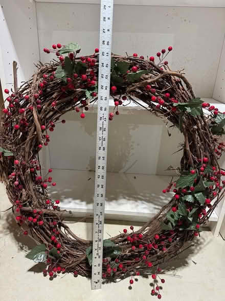 Photo of free Holiday wreath (Dunstable, MA) #1