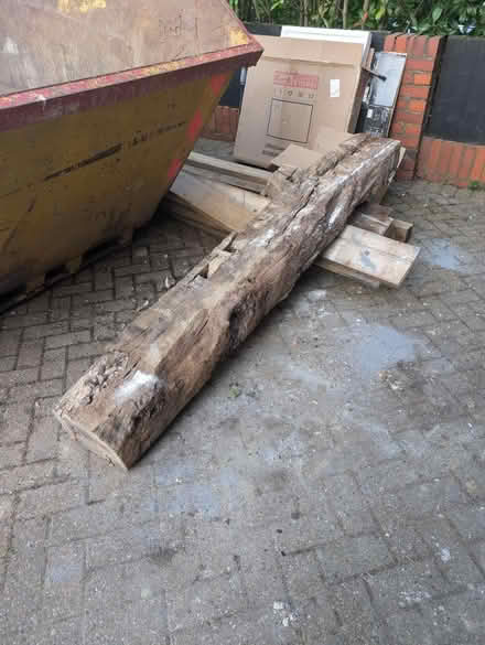 Photo of free X2 large decorative oak wooden beam (Shenfield, CM15) #4