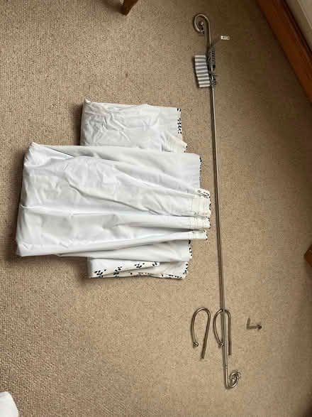 Photo of free Curtains, curtain pole & fittings (Lenton NG7) #2