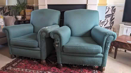 Photo of free A Pair Of Vintage Armchairs (CT11) #2