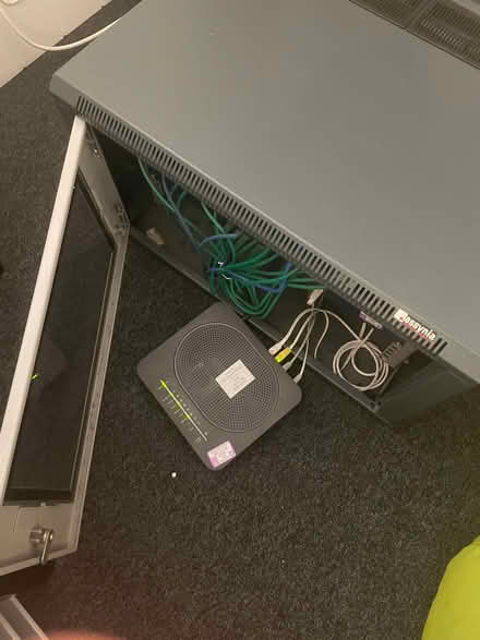 Photo of free Small comms cabinet with racks (N1) #1
