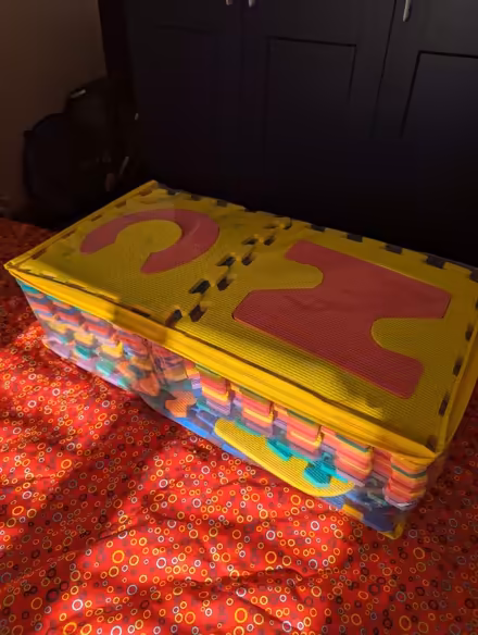 Photo of free Multicoloured foam tiles (Kilburn NW6) #2