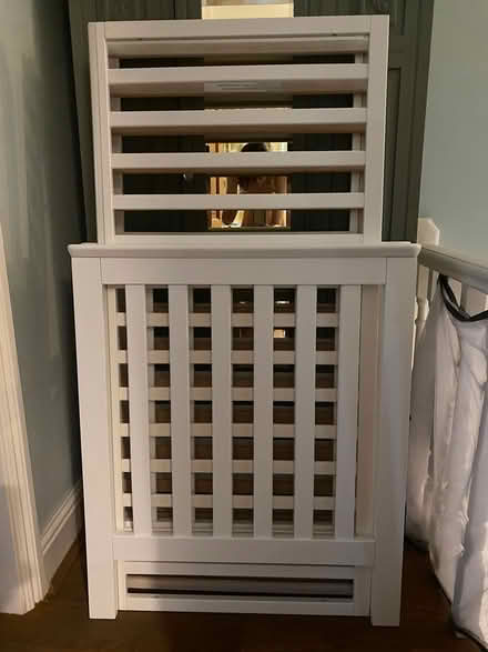 Photo of free White wooden cot (Chorlton M21) #2