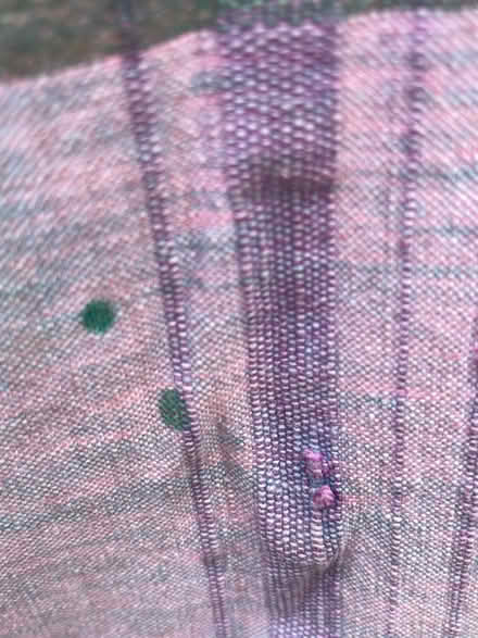 Photo of free fringed striped throw/table cloth (BD18 Shipley) #2