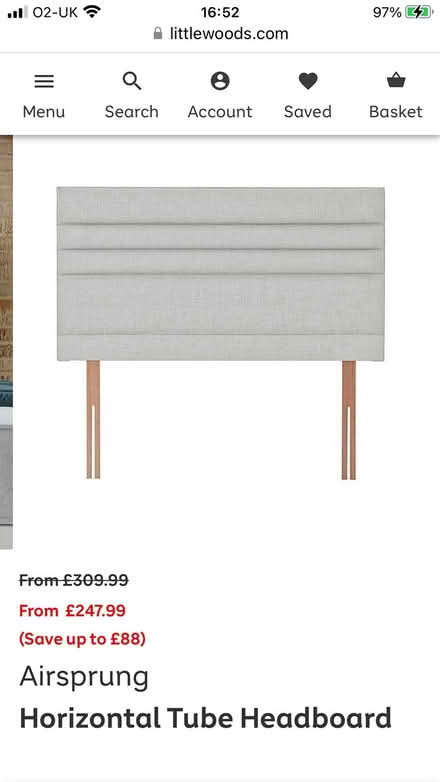Photo of free Kingsize headboard leather look (Selsdon) #1