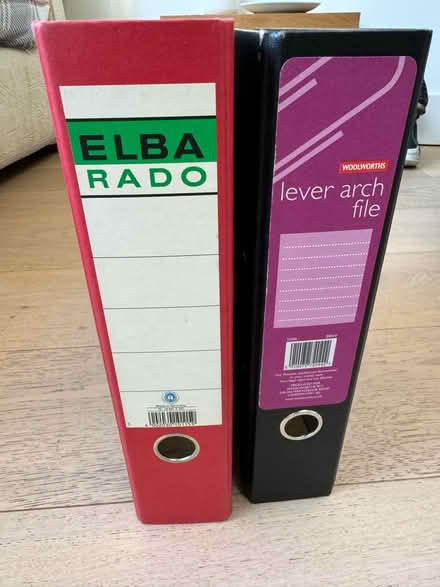 Photo of free Lever arch files (Twickenham) #1