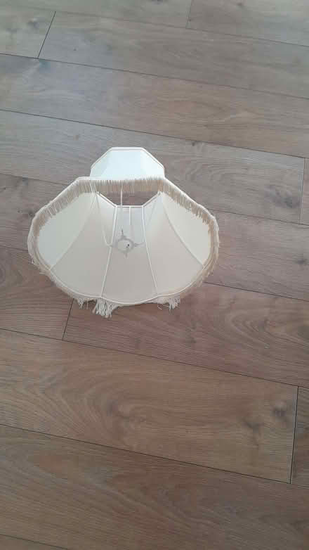 Photo of free Fabric cream lampshade (Bare LA4) #1