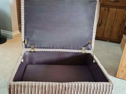 Photo of free Footstool ottoman. (Peasedown St John CP) #1