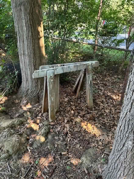 Photo of free saw horses a pair (32 Ridge Road, 48069) #1