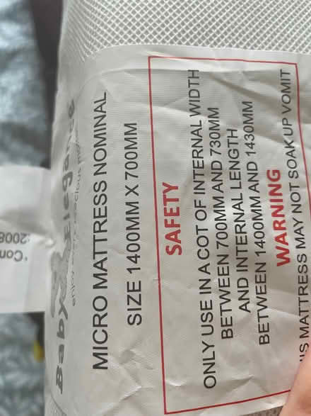 Photo of free Cot bed mattress (Hoddesdon EN11) #3