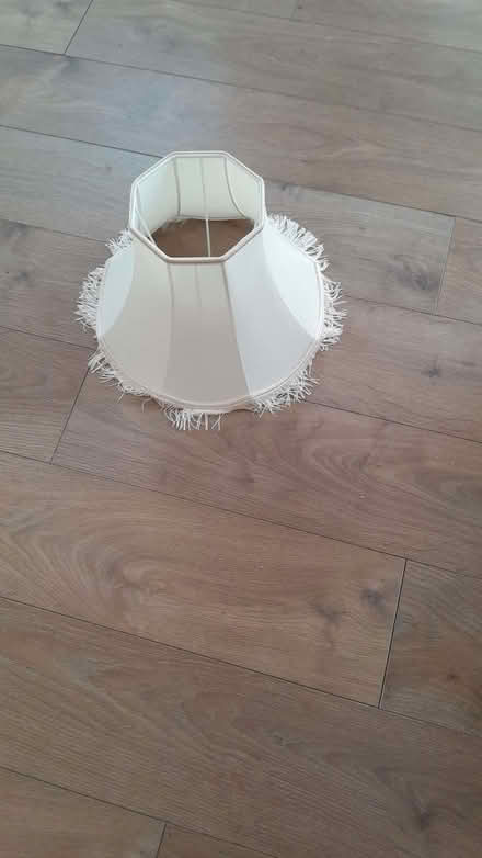 Photo of free Fabric cream lampshade (Bare LA4) #2