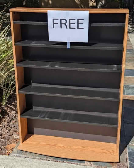 Photo of free CD/DVD shelf (Duveneck/St. Francis) #1