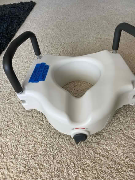Photo of free Raised toilet seat with arms (Hwy 76, Rancho Del Oro, O’side) #1