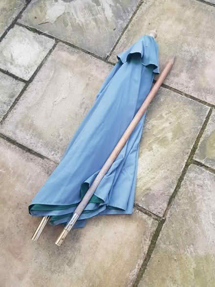 Photo of free Garden umbrella - wooden (Northfields, Ealing W5) #1