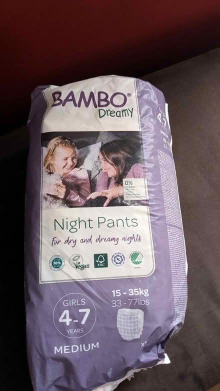Photo of free Bambo nappy pants (Bedford, MK40) #1