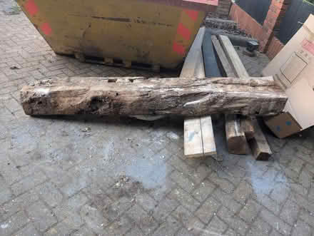 Photo of free X2 large decorative oak wooden beam (Shenfield, CM15) #3