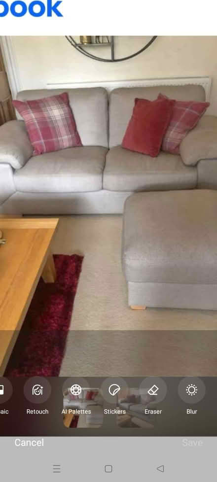Photo of free 2 seater sofa (Blackness DD2) #1