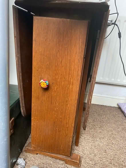 Photo of free Gate-Leg Wooden Table w/ Storage (Saltaire BD18) #4