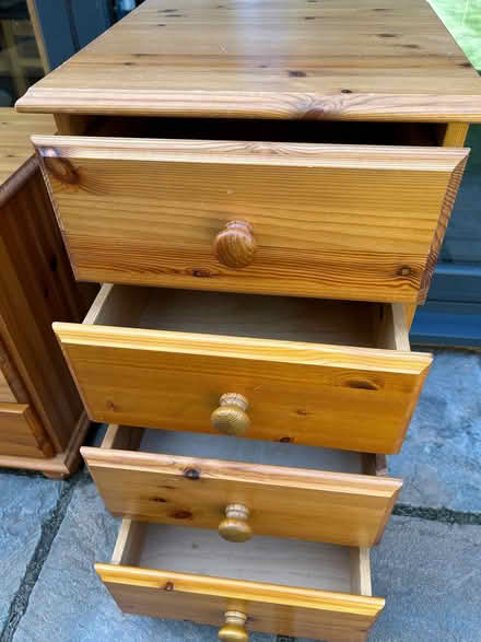 Photo of free Two small pine drawer units (Lymington SO41) #2