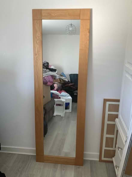 Photo of free Solid Oak Full Length Mirror (Southend SS2) #1