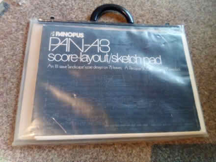 Photo of free A3 sized music manuscript pad (Boroughbridge YO51) #3