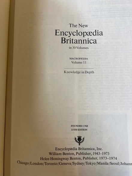 Photo of free Encyclopedia Britannica 1975 set (Santa Venetia (San Rafael)) #1