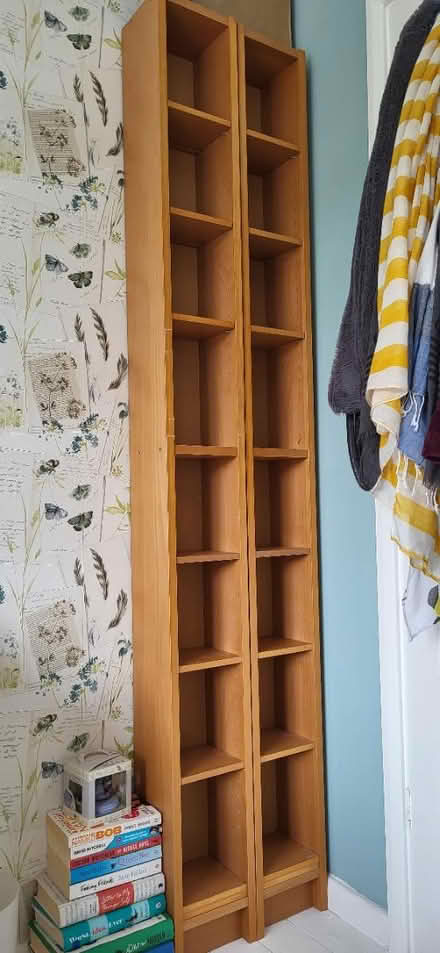 Photo of free DVD or CD Wooden Shelving Units (Fordham Heath CO3) #1