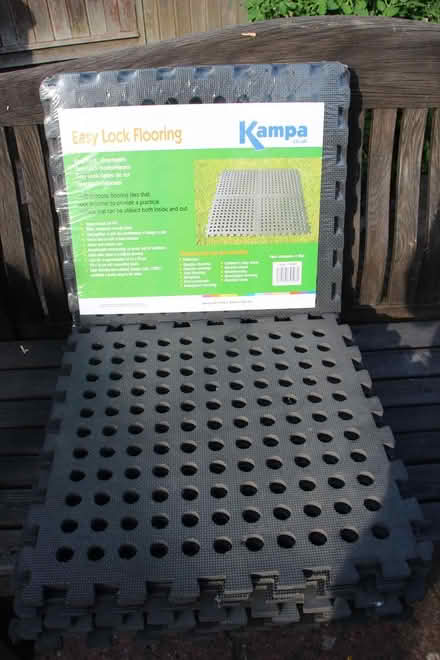 Photo of free 12 Easy lock rubber floor tiles (Farnham GU9) #2