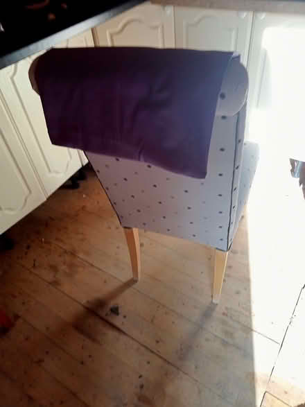 Photo of free Wooden legged upholstered chair one of (Polegate BN26) #2