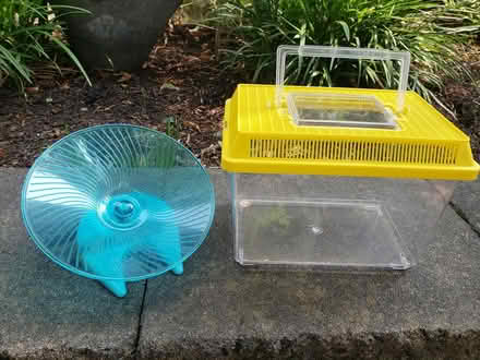 Photo of free Carrier and Toy for Small Pets (East Arlington) #1