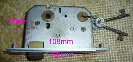 Photo of free Mortice lock, 3 lever, 2 keys (Cuddington CW8) #1
