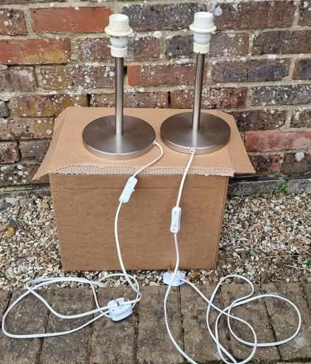 Photo of free Two Ikea Skyar table lamps without lampshades (Sunnyside RH19) #1