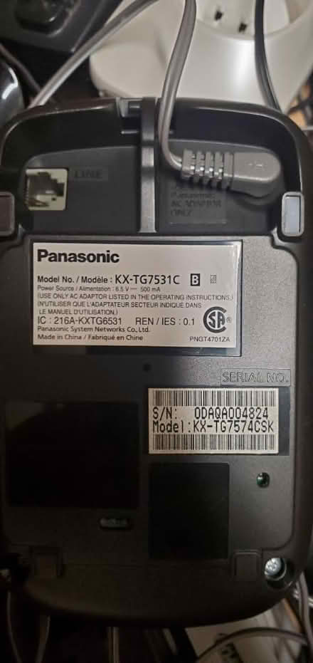 Photo of free Panasonic Cordless Phone System (Sheppard Ave E/Victoria Park) #2