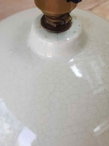 Photo of free Table lamp - round porcelain (Northfields, Ealing W5) #4