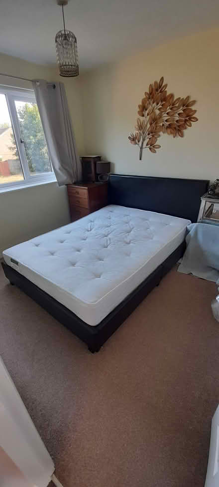 Photo of free Double bed and mattress (Northampton, blackthorn) #2