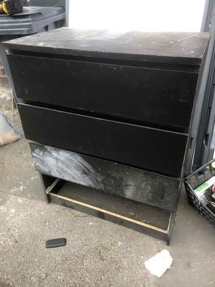Photo of free Black ikea malm drawers (Harehills LS8) #1