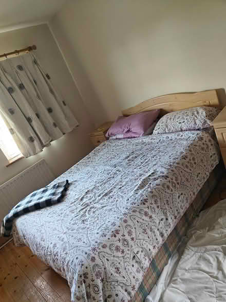 Photo of free Double divan with headboard (Frenchpark, Oranmore) #1